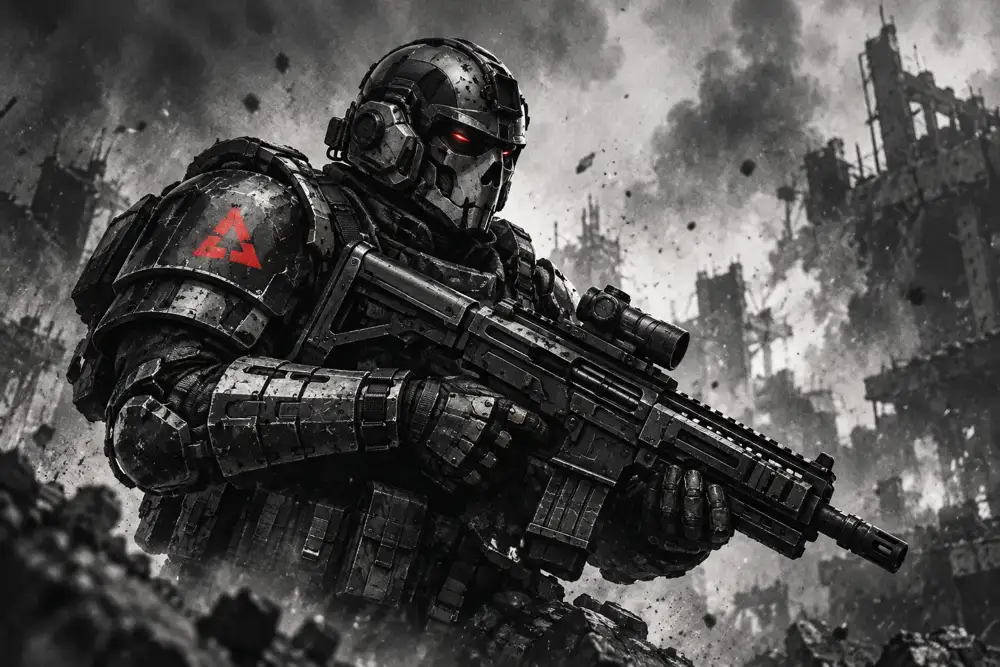 Armored Coalition trooper